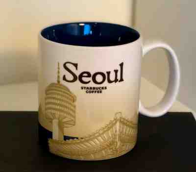 Starbucks 16oz Collector Series Mug City SEOUL 2010 Global Icons Rare Find - Sold on eBay Aug, 29th 2019 for $105.95