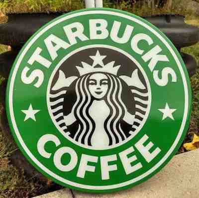 Starbucks Original Logo Metal sign! Rare! - Sold on eBay Sep, 28th 2019 for $102.50