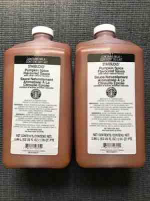 Starbucks Pumpkin Spice Sauce 2 bottles! Brand New! - Sold on eBay Aug, 31st 2019 for $100.00