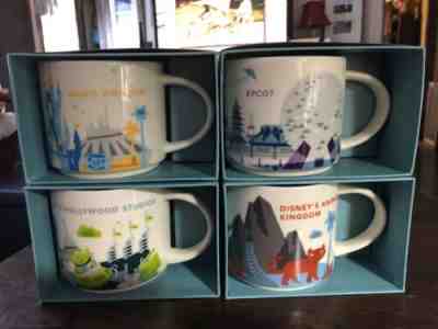 DISNEY PARKS  YOU ARE HERE COLLECTION STARBUCKS MUGS -WALT DISNEY WORLD - Sold on eBay Sep, 22nd 2019 for $100.00