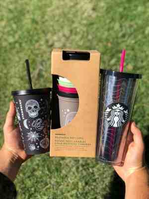 Starbucks Halloween 2019 Cup LOT (3) Purple Skull, Spider Web Tumbler + Hot Cups - Sold on eBay Oct, 1st 2019 for $100.00