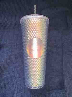 2018 RAINBOW STARBUCKS GLITTER IRIDESCENT STUDDED COLD CUP UNICORN TUMBLER NEW - Sold on eBay Aug, 20th 2019 for $99.99