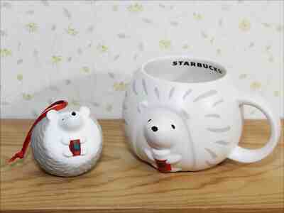 NIB! Starbucks JAPAN Hedgehog MUG and Ornament set / NIB - Sold on eBay Nov, 12th 2019 for $64.00