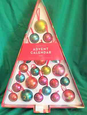 2015 Starbucks Christmas Advent Calendar in Original Box w/ 25 Refillable Balls - Sold on eBay Nov, 11th 2019 for $15.16
