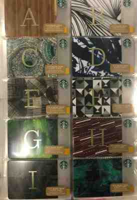 STARBUCKS CARDS ???????? Christmas ????Alphabet A to Z Set of 26 Cards 2014 ???? - Sold on eBay Nov, 11th 2019 for $26.99