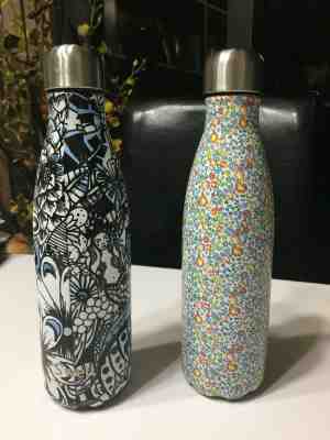 New STARBUCKS Stainless Steel Swell Liberty London / Kelsey Montague Art Bottle  - Sold on eBay Nov, 11th 2019 for $35.00