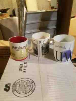 Starbucks city and country mugs collectibles kuwait, Pittsburgh, San Francisco  - Sold on eBay Nov, 11th 2019 for $15.00