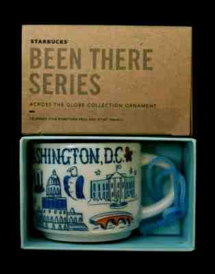 Starbucks WASHINGTON DC Been There Series 2 oz ORNAMENT Mini Mug 2018 New in Box - Sold on eBay Nov, 11th 2019 for $21.99