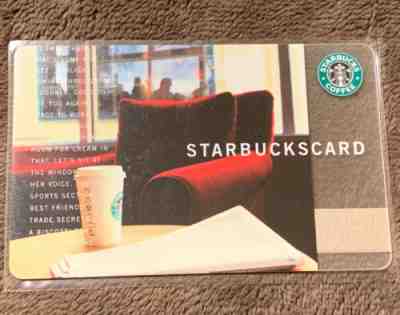RARE SPAIN STARBUCKS COLLECTIBLE CARD COMFY RED CHAIR (6020) VHTF 2004 - Sold on eBay Nov, 11th 2019 for $86.00
