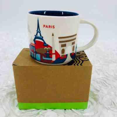 Starbucks Paris Mug YAH You Are Here Notre Dame Cathedral New in Box SKU - Sold on eBay Nov, 11th 2019 for $34.99