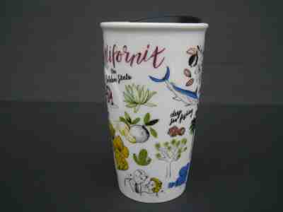 STARBUCKS California Double Wall 10 Oz Ceramic Tumbler Mug, NEW - Sold on eBay Nov, 11th 2019 for $35.00