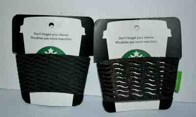 NWT 2011 Starbucks Reusable Cup Sleeve Green Felt with Starbucks Label Free Ship - Sold on eBay Nov, 11th 2019 for $15.50