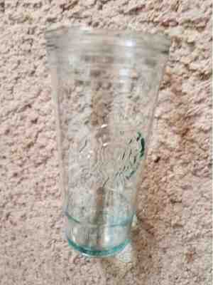Starbucks 20oz Green Recycled Clear Glass Tumbler Made in Spain FREE SHIPPING - Sold on eBay Nov, 14th 2019 for $42.00