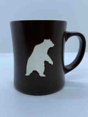 STARBUCKS Organic Yukon Blend BROWN/White BEAR Etched 16 oz Coffee Cup MUG 2010 - Sold on eBay Nov, 14th 2019 for $22.00