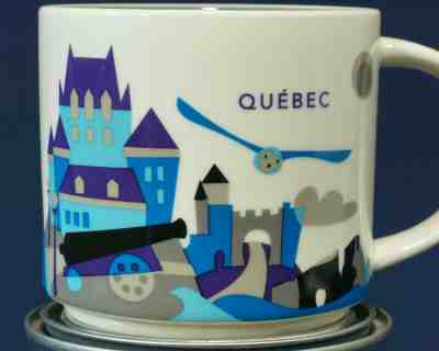 Québec Mug 2015 Starbucks You Are Here Series YAH - Sold on eBay Nov, 14th 2019 for $22.65