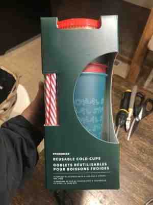 Starbucks Holiday 2019 Reusable Cold Cups IN-HAND - Sold on eBay Nov, 14th 2019 for $20.15