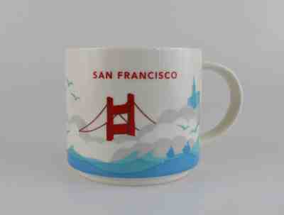 Starbucks Coffee Mug Tea Cup 2013 San Francisco You Are Here Collection 14oz  - Sold on eBay Nov, 13th 2019 for $26.81