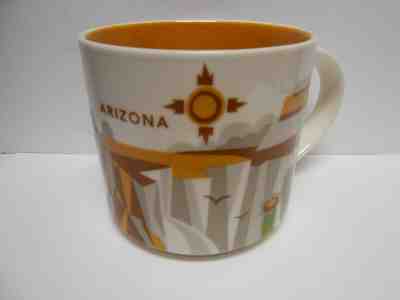 Starbucks Arizona You Are Here 14 oz Coffee Tea Mug Cup Grand Canyon Cactus 2017 - Sold on eBay Nov, 13th 2019 for $19.95