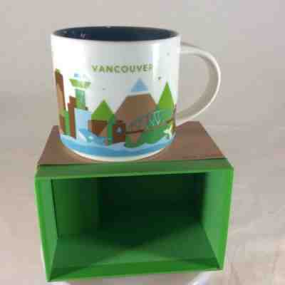 rare mugs Starbucks VANCOUVER You Are Here (YAH) 14 oz mug w/SKU - Sold on eBay Nov, 13th 2019 for $21.21