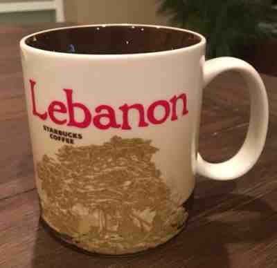 Starbucks 2015 Lebanon Global Icon Collectors Series Coffee Mug 16 Oz