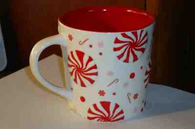 2007 Starbucks Peppermint Candy Cane Holiday 16oz Ceramic Coffee/Tea Mug - Sold on eBay Nov, 13th 2019 for $18.51