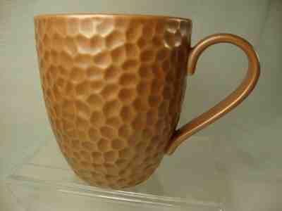 Starbucks Copper/Bronze Hammered Pebbled Golf Dimple-Textured 2007 Coffee Mug  - Sold on eBay Nov, 13th 2019 for $19.00