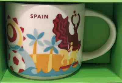 Starbucks SPAIN Your Are Here 14 Oz  Mug - Sold on eBay Nov, 13th 2019 for $32.95