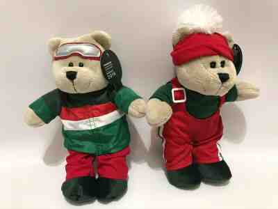 2 Starbucks Bearista Barista Bears Plush 2019 Christmas Limited Edition New 11" - Sold on eBay Nov, 13th 2019 for $59.95
