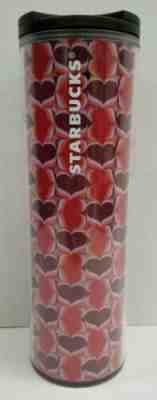 Starbucks 2019 Valentine Hearts Red Purple Acrylic Tumbler 16oz - Sold on eBay Nov, 13th 2019 for $15.30