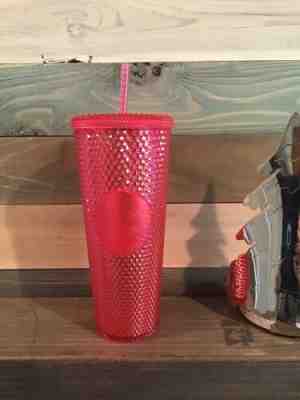 Starbucks Holiday 2019 Hot Pink Studded Metallic Tumbler   - Sold on eBay Nov, 13th 2019 for $29.99