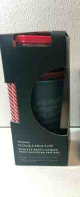 Starbucks 2019 Fall Winter Holiday Christmas Reusable Cold Cups W/ Straws New - Sold on eBay Nov, 13th 2019 for $25.00