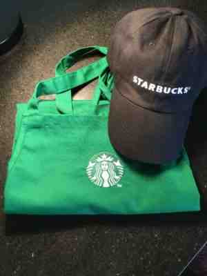 NEW Starbucks Barista Green Apron And Hat - Sold on eBay Nov, 13th 2019 for $18.00
