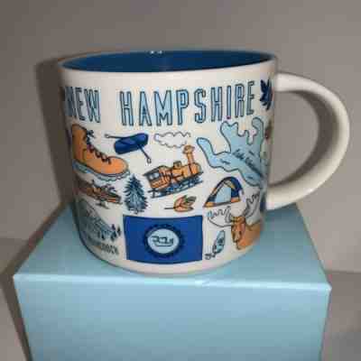 Starbucks Been There New Hampshire NH 14oz 414 ML State Mug NIB New - Sold on eBay Nov, 13th 2019 for $21.00