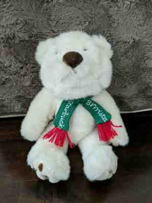 1998  No. 4 Starbucks Bearista Bear. Collectible.4th ed. Polar Bear RARE Vintage