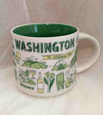 Starbucks Been There Series Washington State Mug 2018 Across The Globe Evergreen - Sold on eBay Nov, 13th 2019 for $18.95