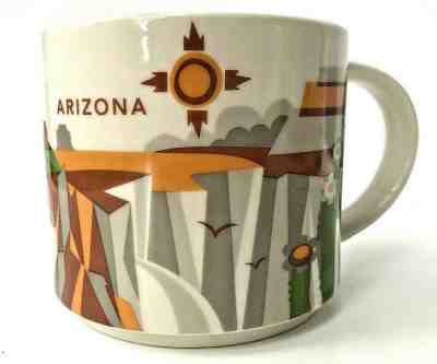 2013 STARBUCKS Arizona You Are Here Collection 14 Oz. Coffee Cup Mug - Sold on eBay Nov, 13th 2019 for $18.00