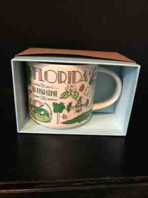 Starbucks FLORIDA Been There Series Collection 2018 14 Oz Ceramic Cup Mug  New - Sold on eBay Nov, 13th 2019 for $17.99