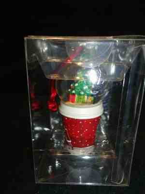 STARBUCKS Christmas ORNAMENT - SNOW GLOBE - 2007 Mint In Box! - Sold on eBay Nov, 13th 2019 for $19.95