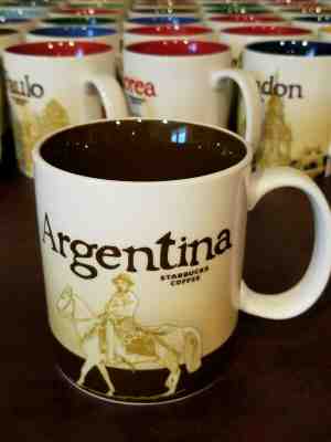 rare mugs Starbucks 2011 ARGENTINA Global City Icon Collector Series 16 oz  - Sold on eBay Nov, 13th 2019 for $68.95
