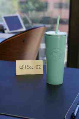 NEW 2019 SUMMER STARBUCKS COLD CUP TIFFANY BLUE STAINLESS STEEL TUMBLER 16oz - Sold on eBay Nov, 13th 2019 for $45.99