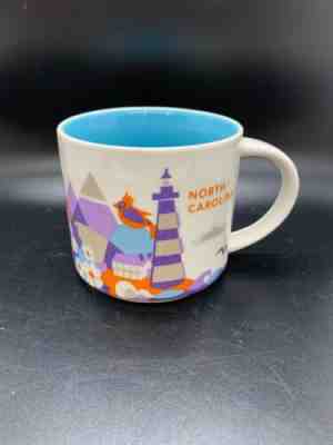 NORTH CAROLINA STARBUCKS MUG, PURPLE  YOU ARE HERE YAH COLLECTION SERIES - Sold on eBay Nov, 13th 2019 for $18.00