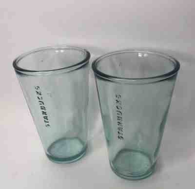Starbucks Tumbler Green Glass Measuring Cup Made in Spain Set Of 2 - Sold on eBay Nov, 13th 2019 for $29.75