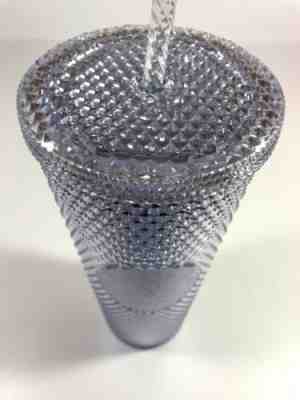 NEW Starbucks 2019 BLING PLATINUM Studded Tumbler Venti 24oz Holiday - Sold on eBay Nov, 13th 2019 for $27.00