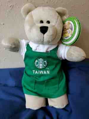 Starbucks Destination Series Taiwan Bearista Green Apron Bear New With Tag - Sold on eBay Nov, 13th 2019 for $20.99