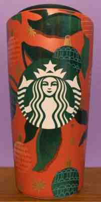 Starbucks 2019 Ceramic Holiday Traveler 12oz Tumbler Cup Mug Christmas Ornaments - Sold on eBay Nov, 13th 2019 for $35.95