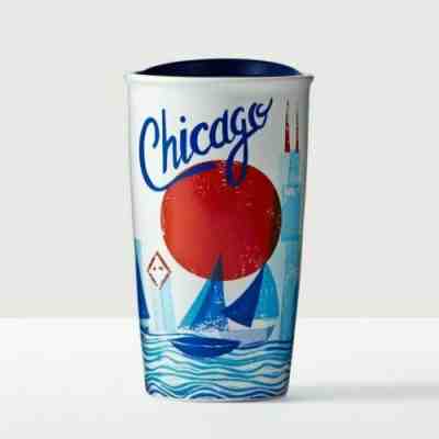 Starbucks Chicago Waterfront Double Wall Traveler Ceramic Tumbler 12 Fl Oz - Sold on eBay Nov, 13th 2019 for $38.99