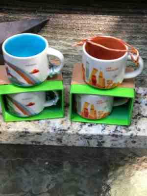 Starbucks Collectibles Los Angeles And Hawaii Mini Expresso 2 Oz. Mug Ornament. - Sold on eBay Nov, 13th 2019 for $20.50
