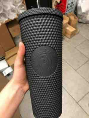 Starbucks Studded Matte Black Tumbler Cold Cup Limited Edition Fall 2019 - Sold on eBay Nov, 13th 2019 for $60.00