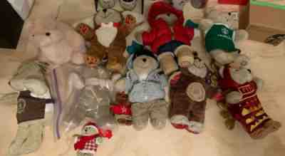 Starbucks Barista Bears Lot Of 11 - Sold on eBay Nov, 13th 2019 for $15.80