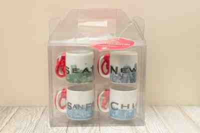 Starbucks City Mug Ornament Set 2003 Seattle Chicago New York San Francisco NEW! - Sold on eBay Nov, 13th 2019 for $28.00